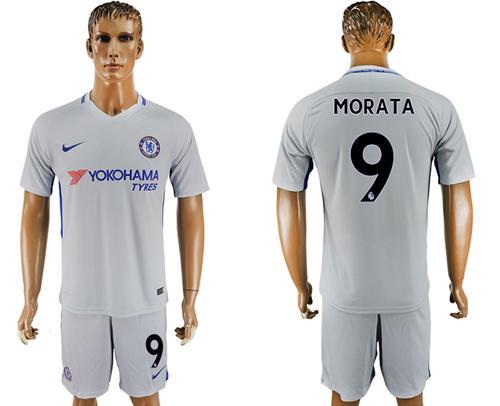 Chelsea #9 Morata Sec Away Soccer Club Jersey - Click Image to Close